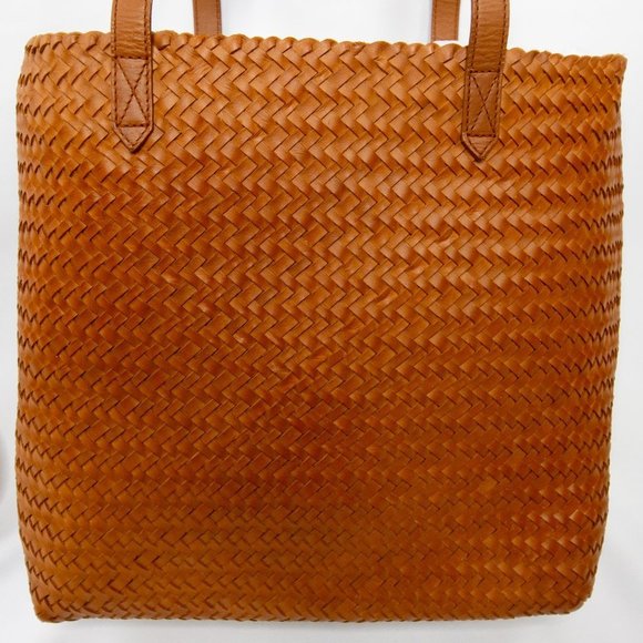 Madewell Large Transport Tote bag: Woven Leather - Picture 4 of 16